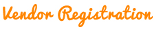 Vendor Registration